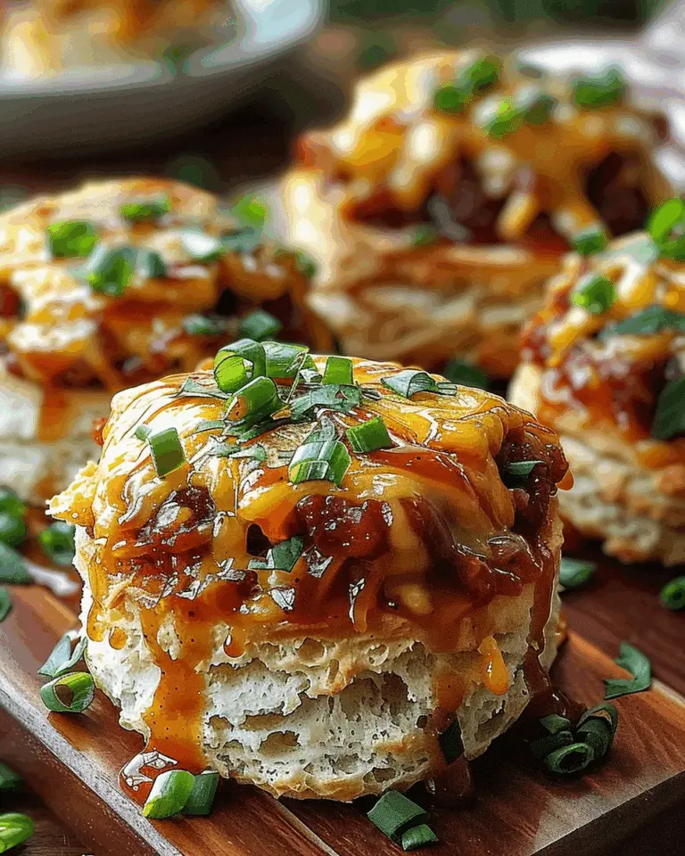 Mini BBQ Ranch Biscuit Melts