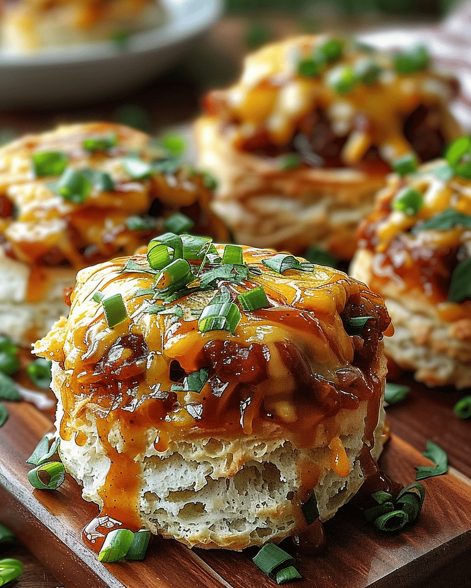 Mini BBQ Ranch Biscuit Melts
