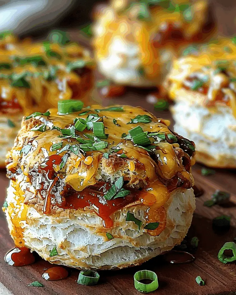 Mini BBQ Ranch Biscuit Melts