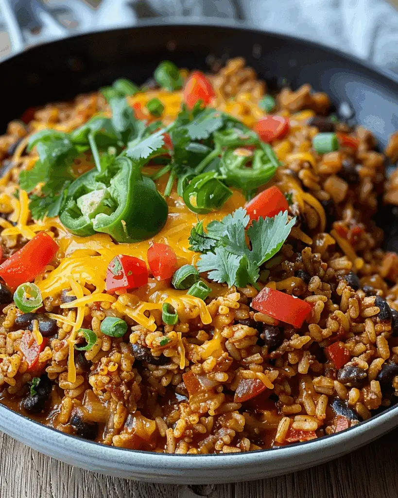 One-Skillet Mexican Rice Casserole