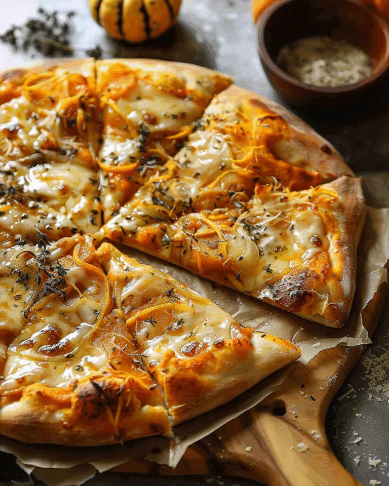 5 Ingredient Pumpkin and Gouda Pizza