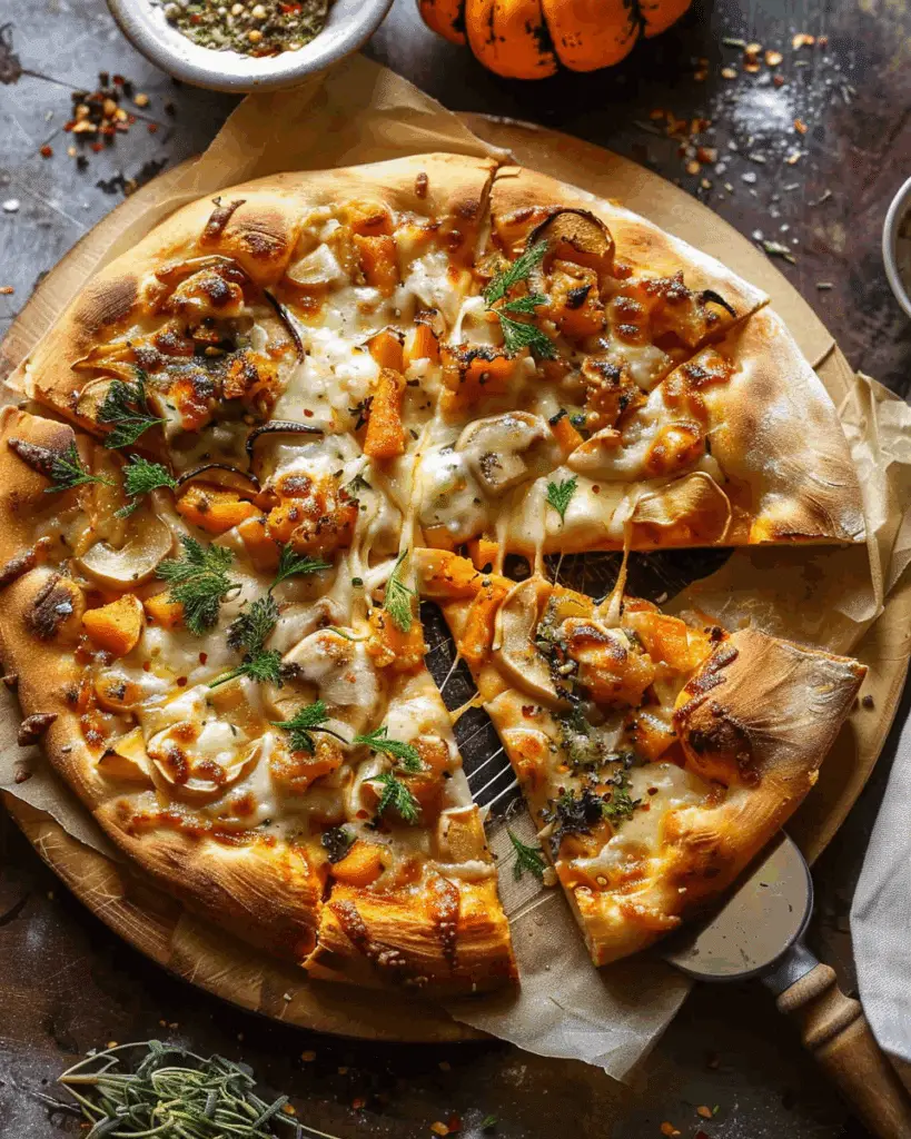 5 Ingredient Pumpkin and Gouda Pizza
