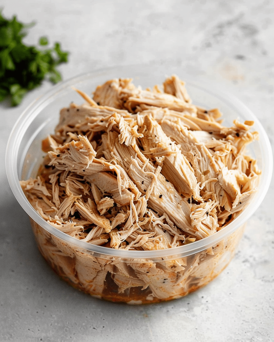 Small Batch Shredded Chicken Breast Recipe (Stovetop)