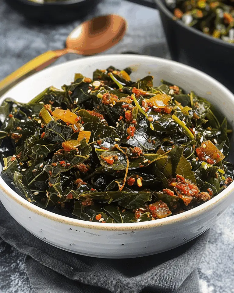 Gochujang Collard Greens