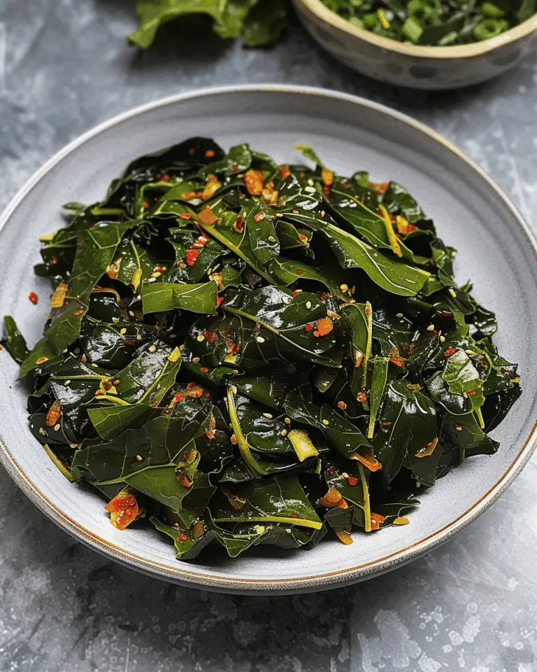 Gochujang Collard Greens
