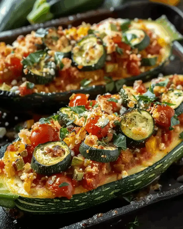 Stuffed Zucchini Boats