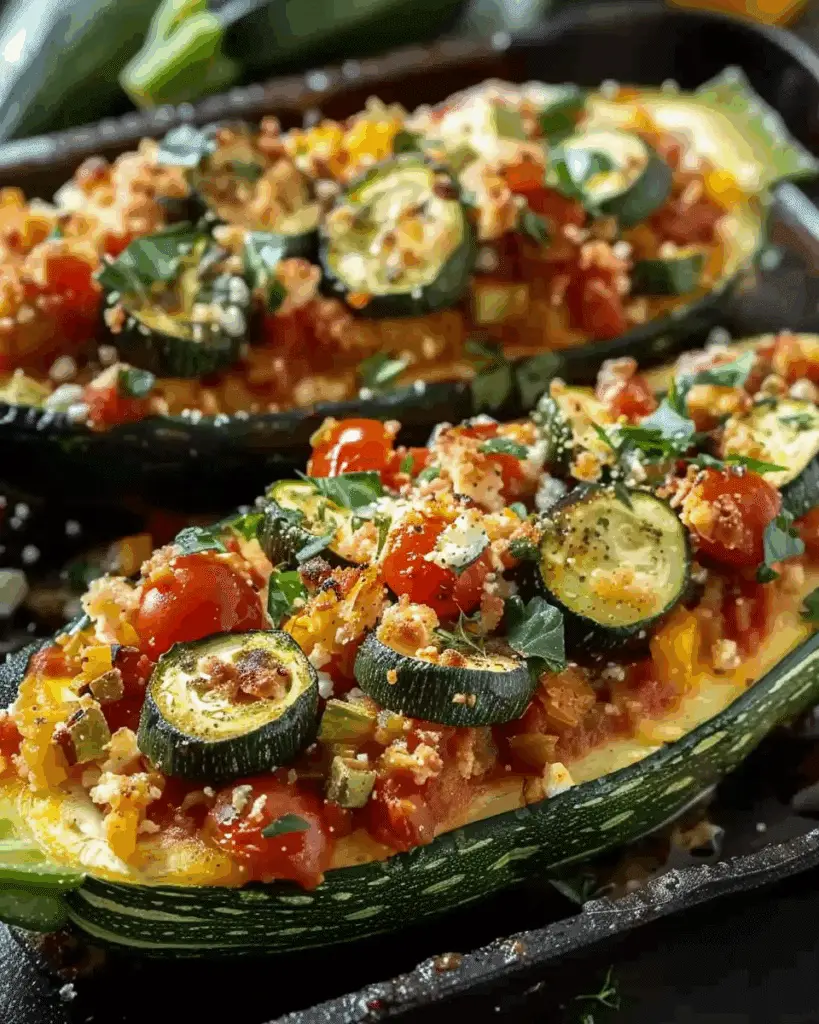Stuffed Zucchini Boats