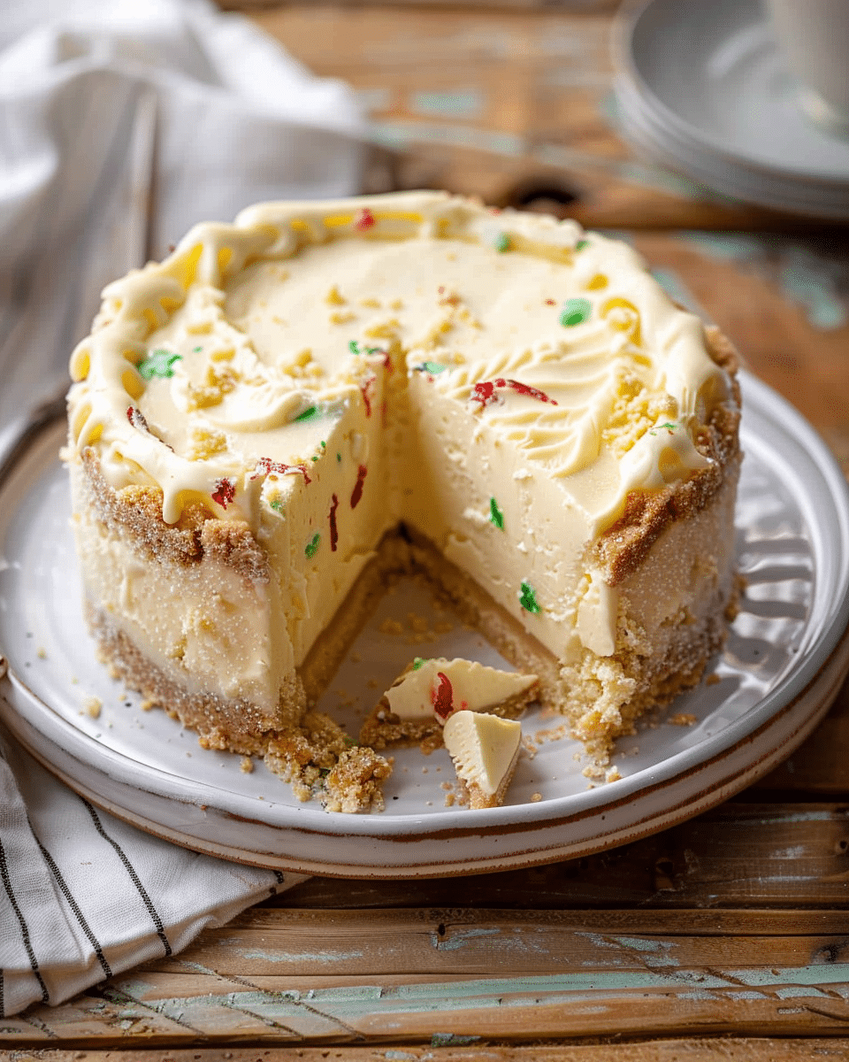 Sugar Cookie Cheesecake