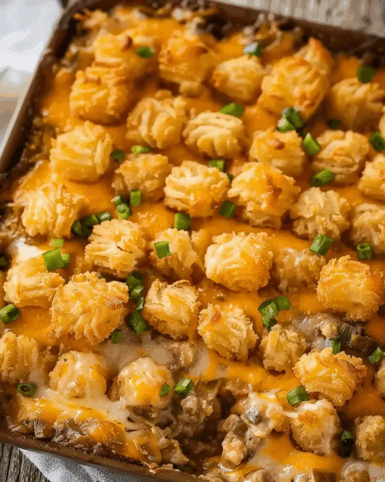 Cheesy Tater Tot Casserole