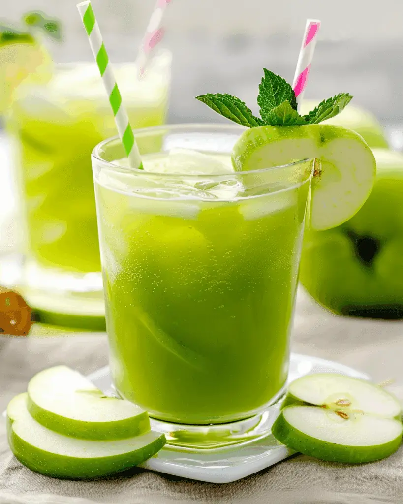 Agua Fresca with Cucumbers and Apples