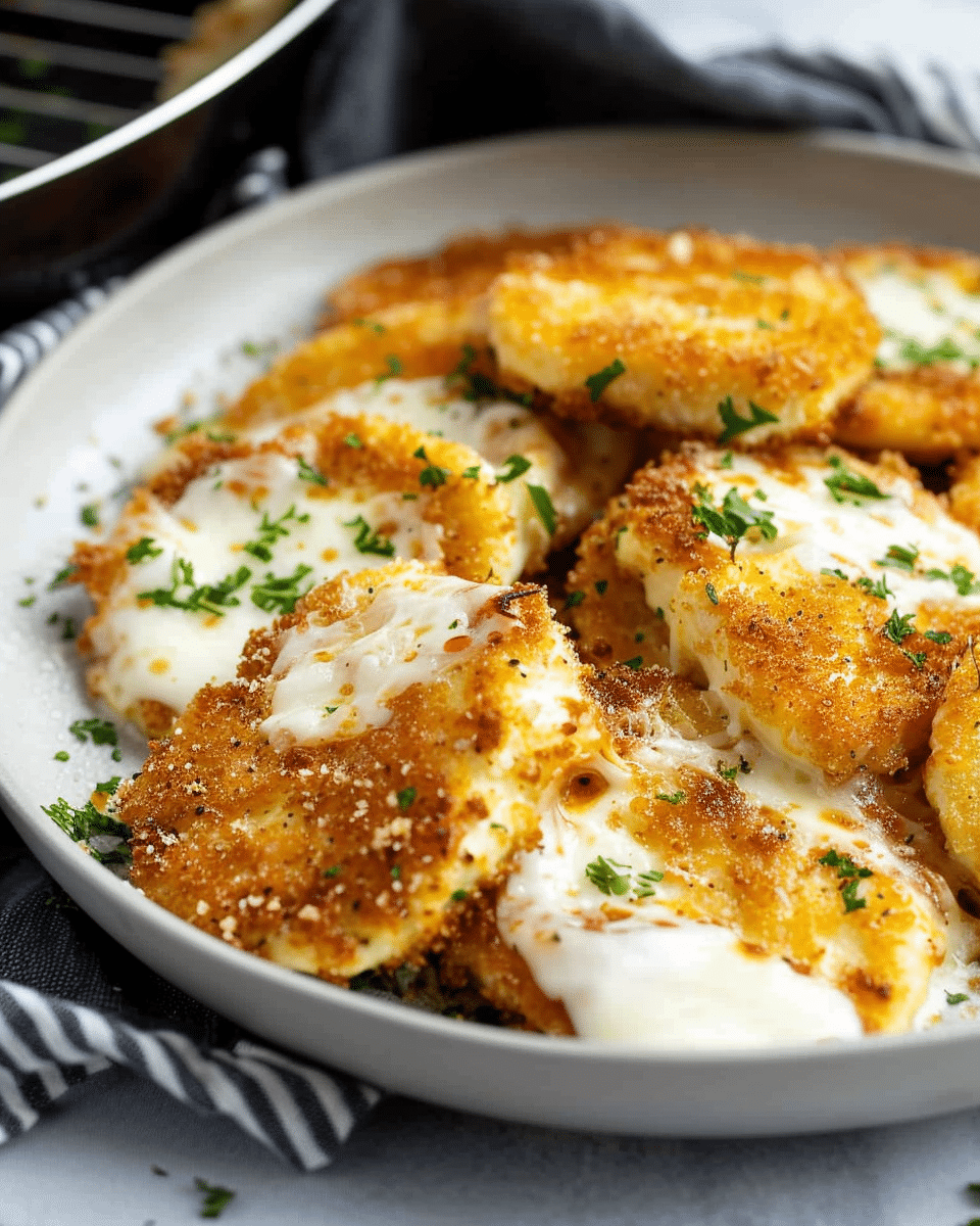 Air Fryer Mozzarella Medallions