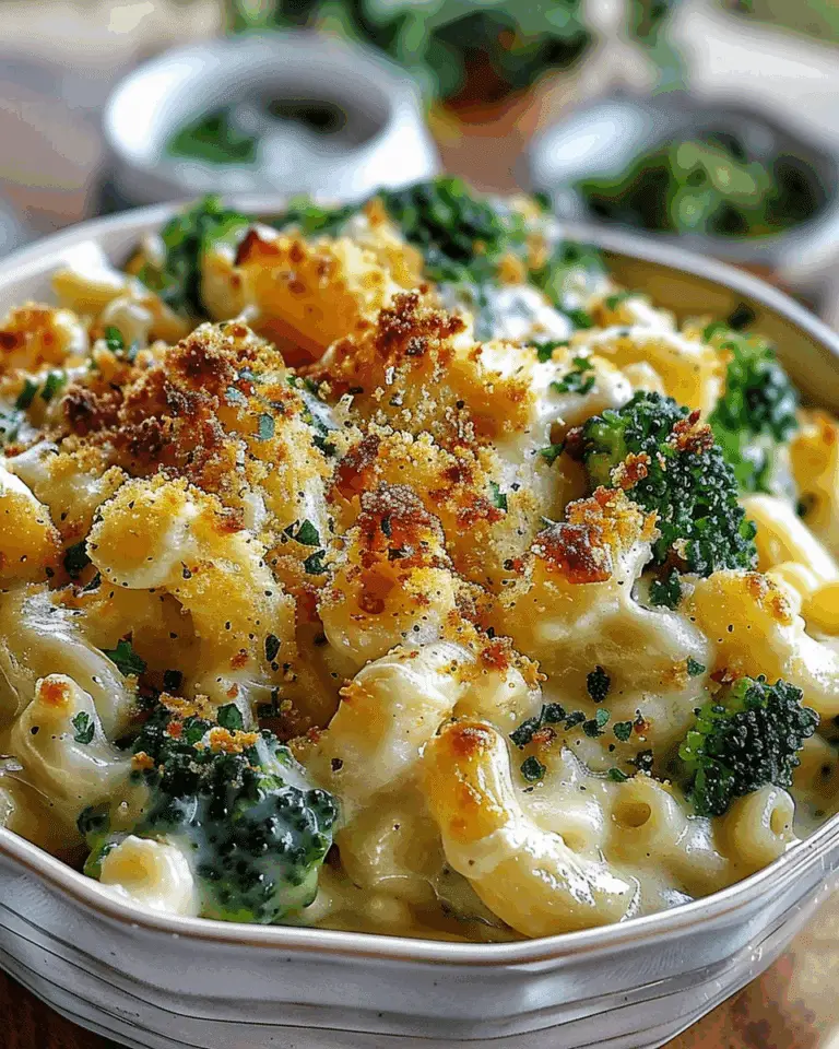 Fall Crockpot Mac and Cheese with Broccoli