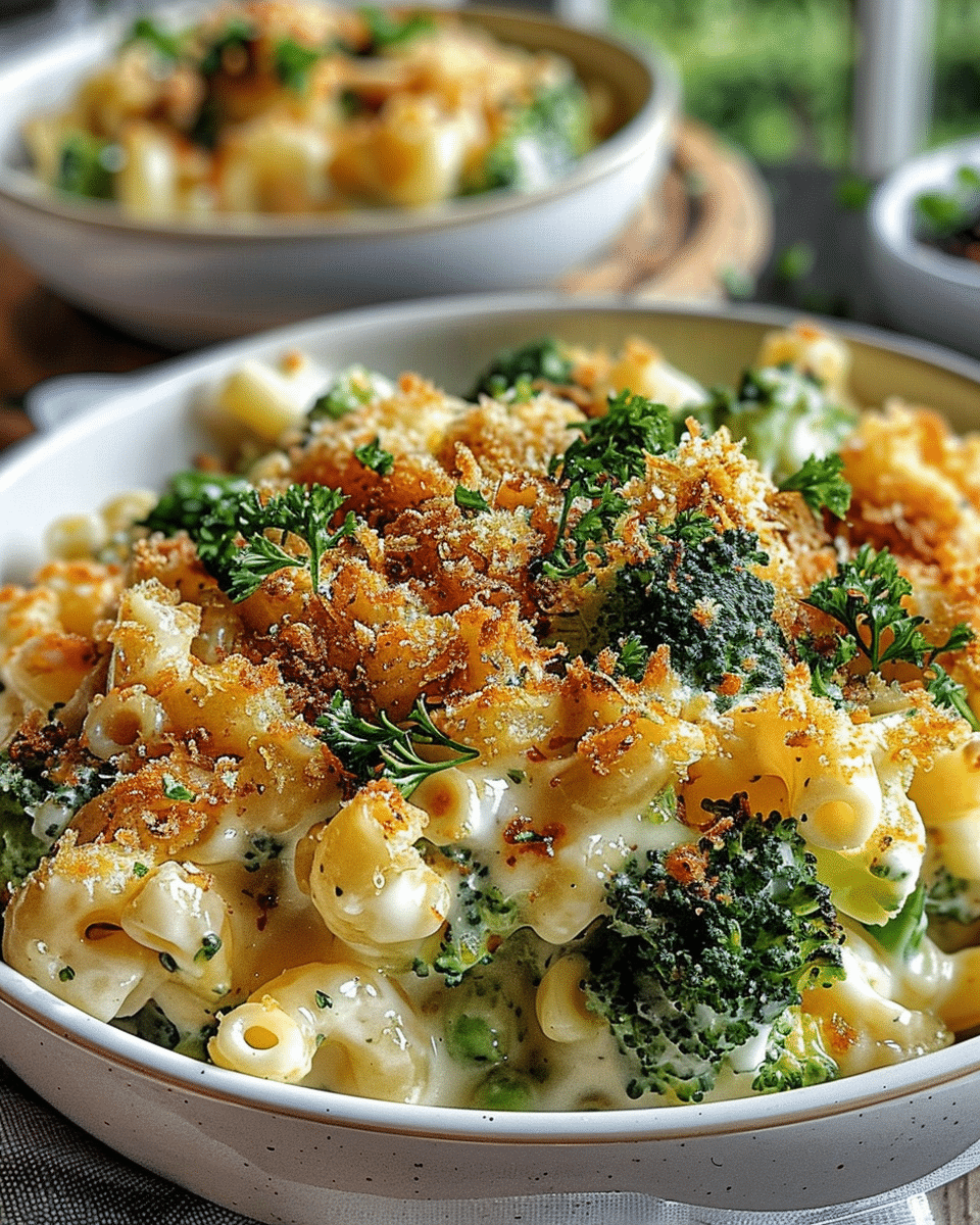 Fall Crockpot Mac and Cheese with Broccoli