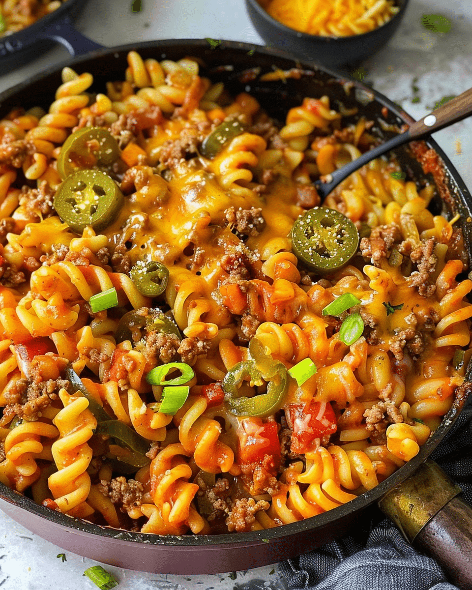 Cheeseburger Pasta {One Pot}