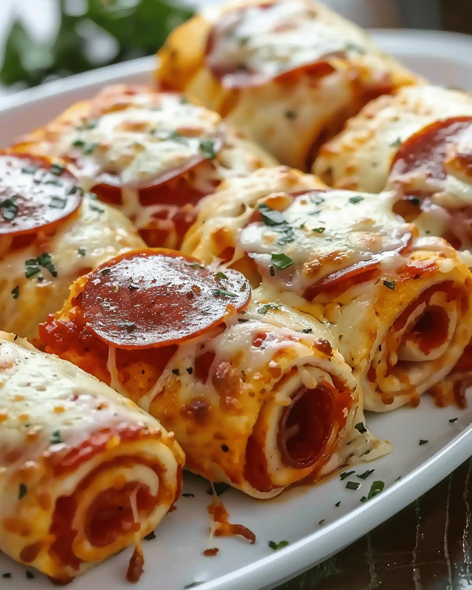 Cheesy Pepperoni Pizza Roll-Ups with Low-Carb Tortillas