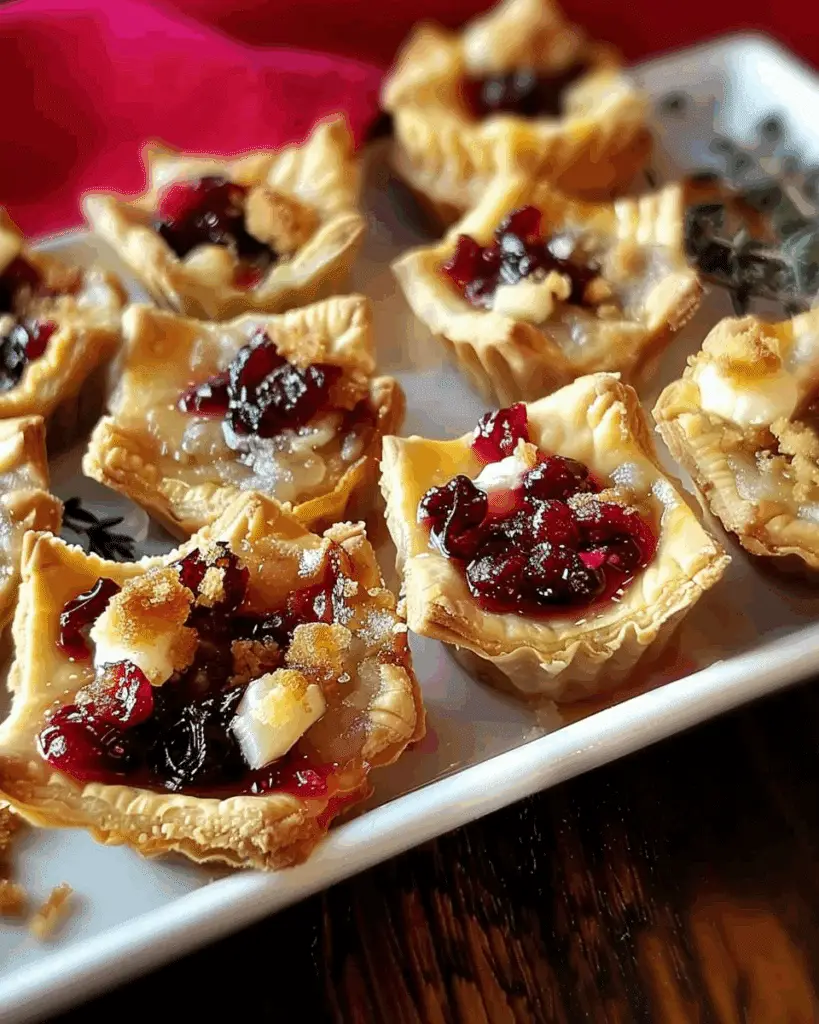 Cranberry Brie Bites
