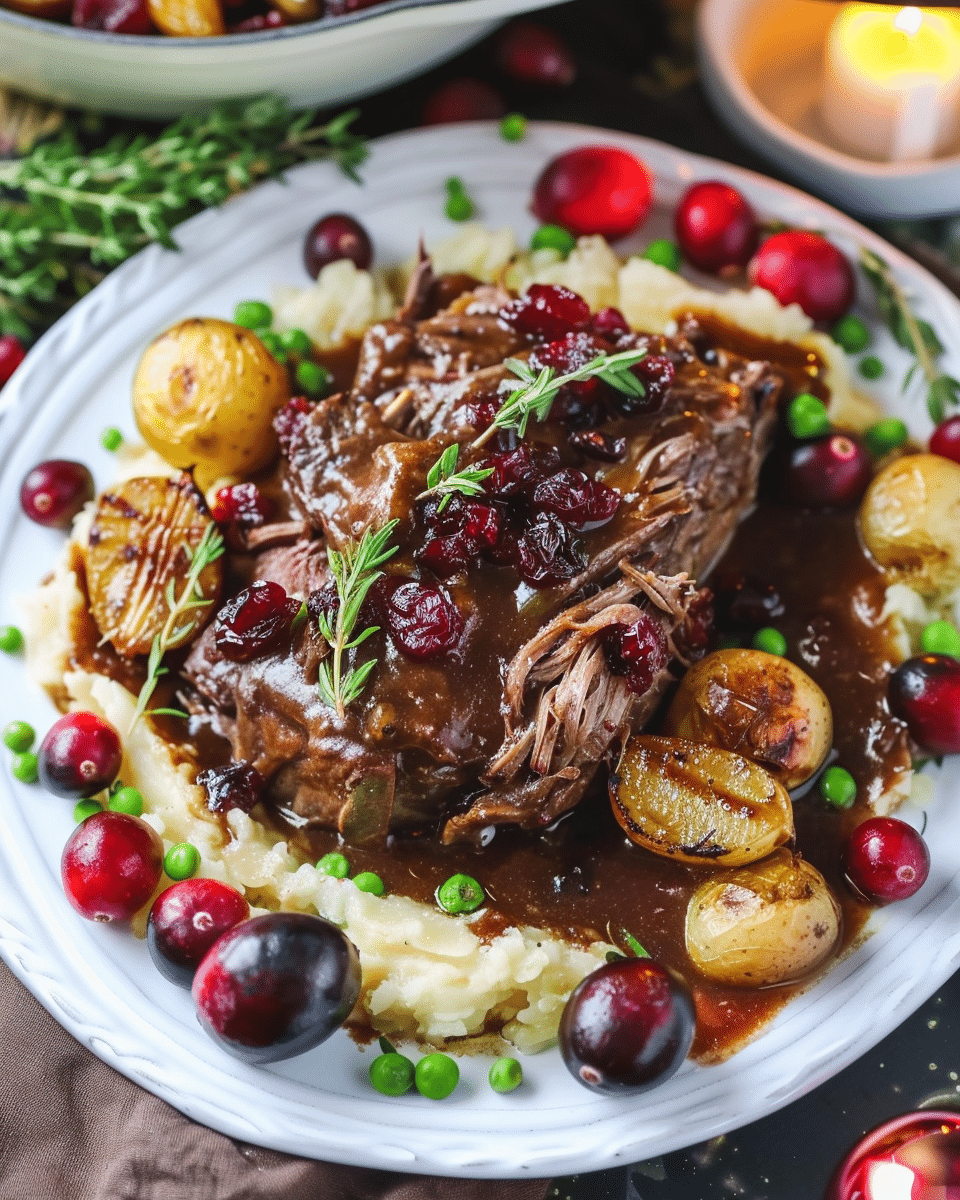 Slow Cooker Cranberry Pot Roast Recipe