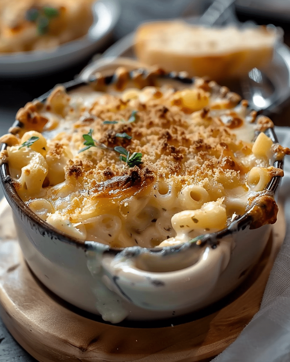 French Onion Soup Mac & Cheese