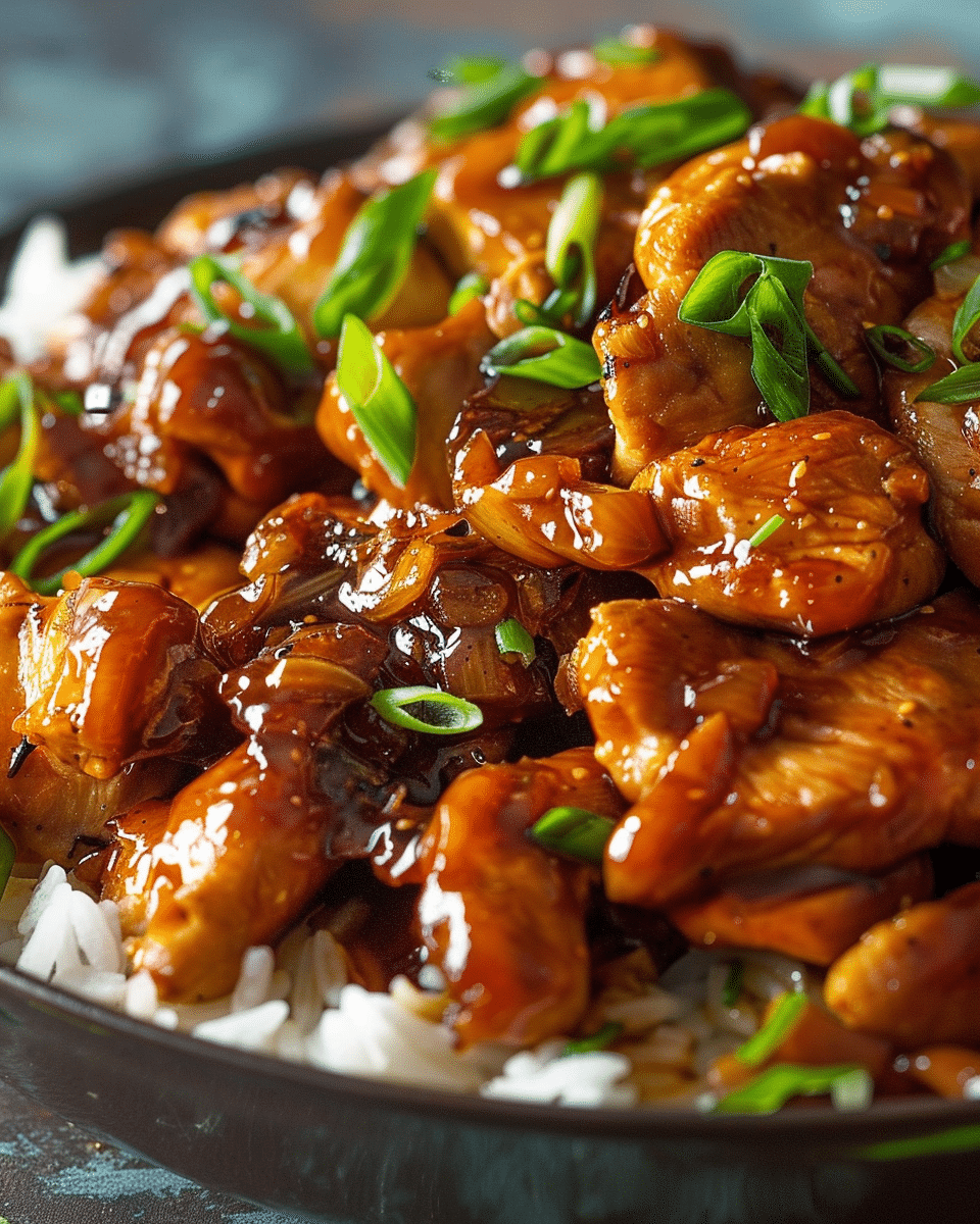 Easy Bourbon Chicken