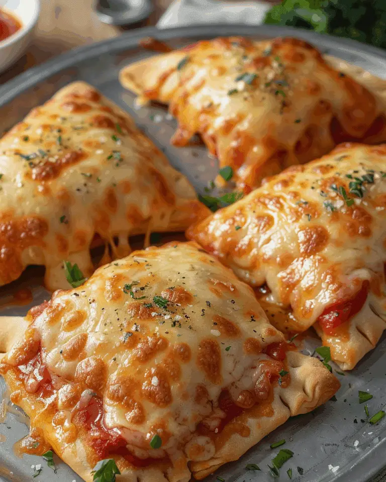 Easy Cheesy Pizza Pockets Recipe