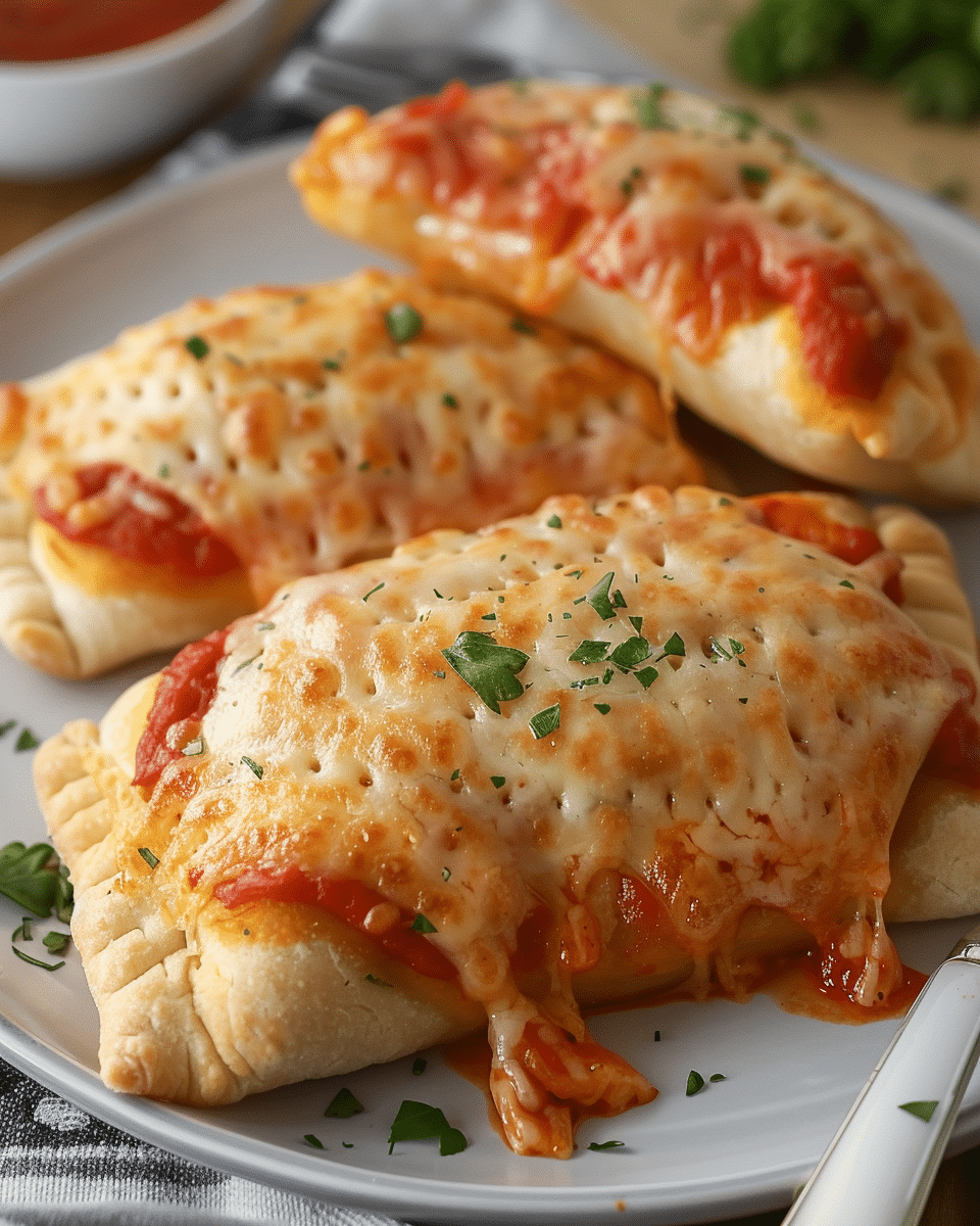 Easy Cheesy Pizza Pockets Recipe