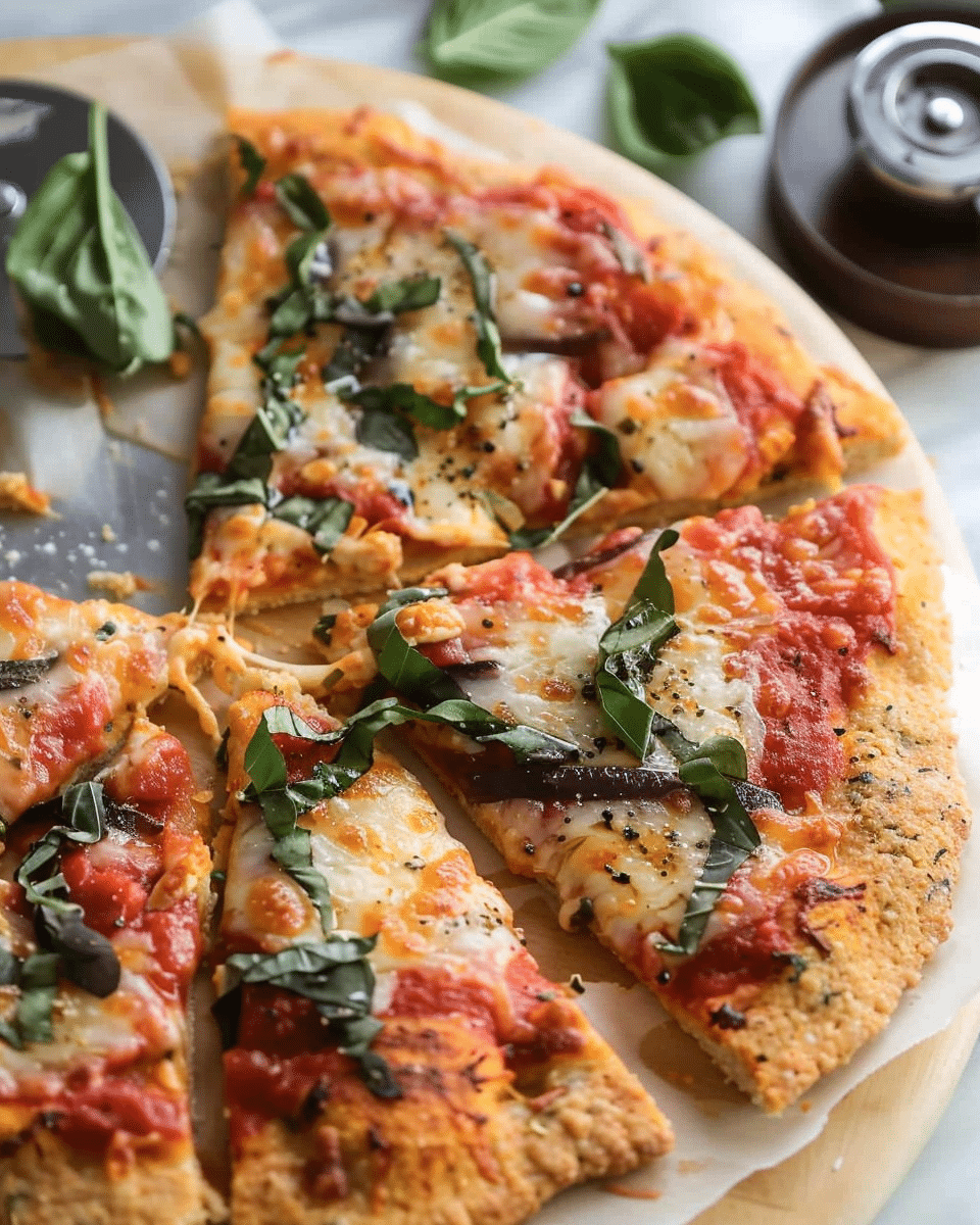 Easy Gluten-free Chickpea Pizza Crust