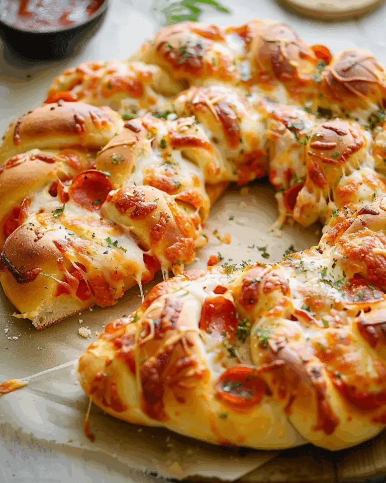 Pull Apart Twisted Pizza