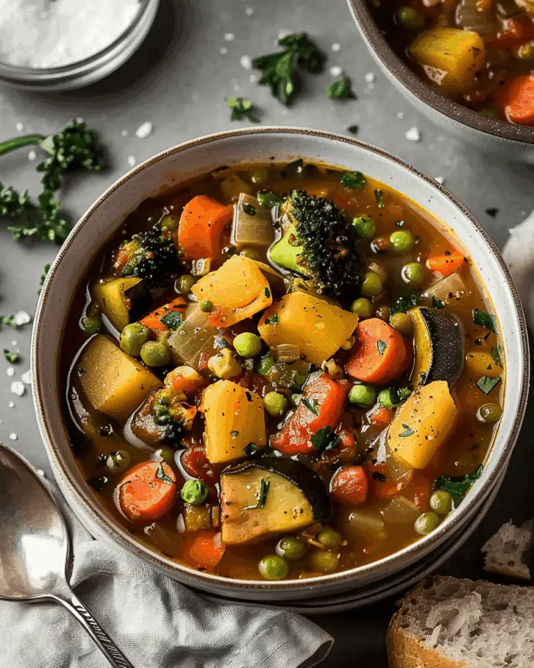 Comforting and Nutritious Easy Vegetable Stew (Vegan & Gluten-Free)