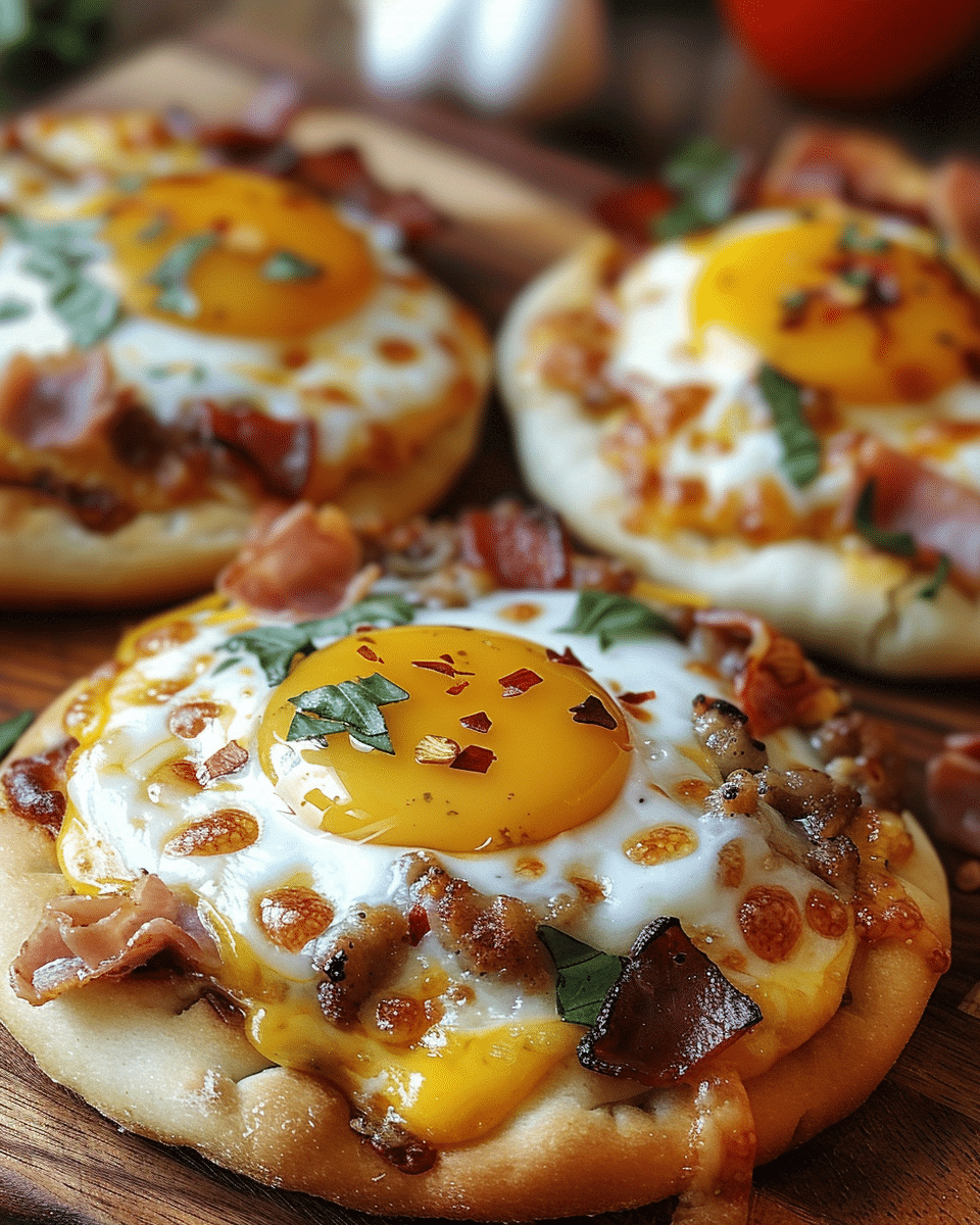 English Muffin Breakfast Pizza