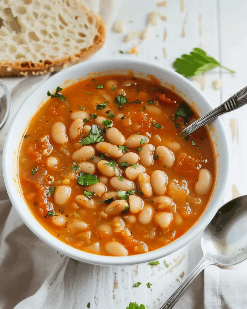 Fasolatha – White Bean and Tomato Soup