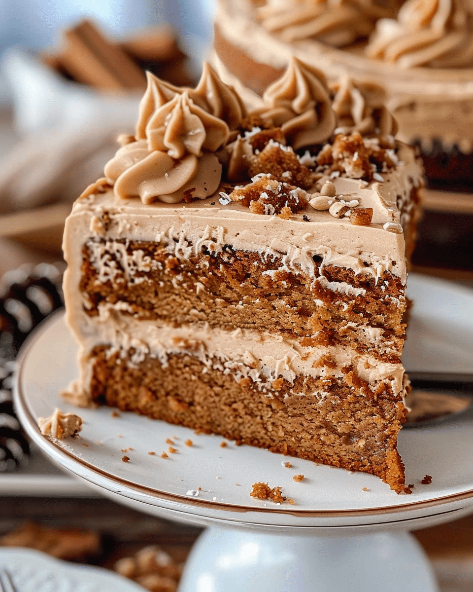 Gingerbread Cake with Cinnamon Molasses Frosting: A Cozy Holiday Classic