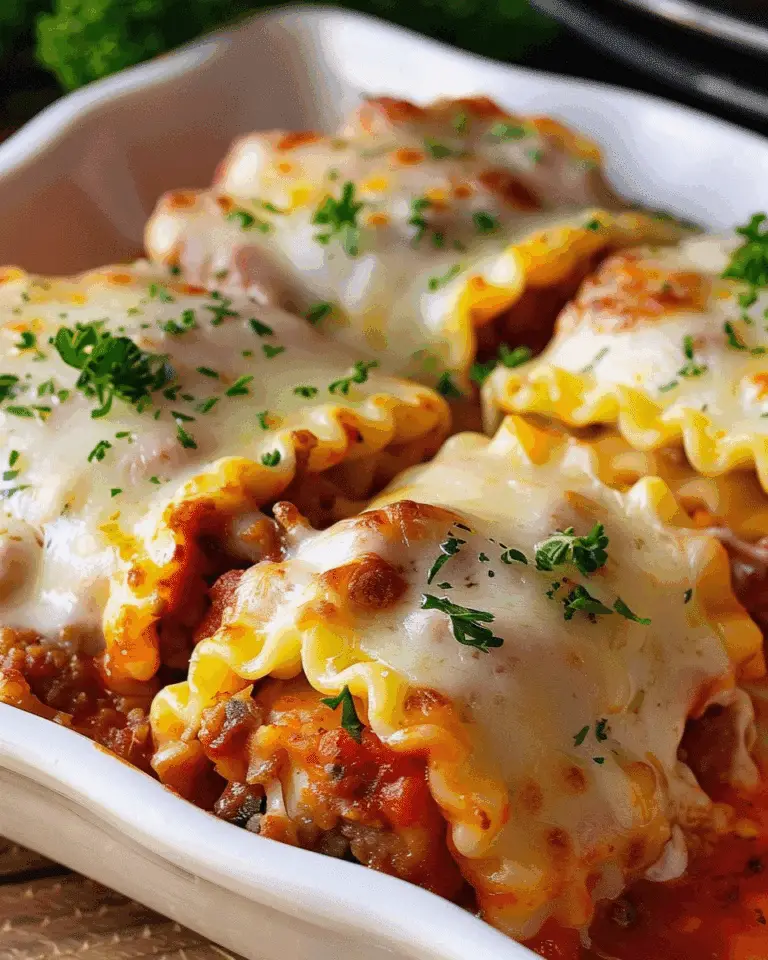 Lasagna Roll Ups Recipe