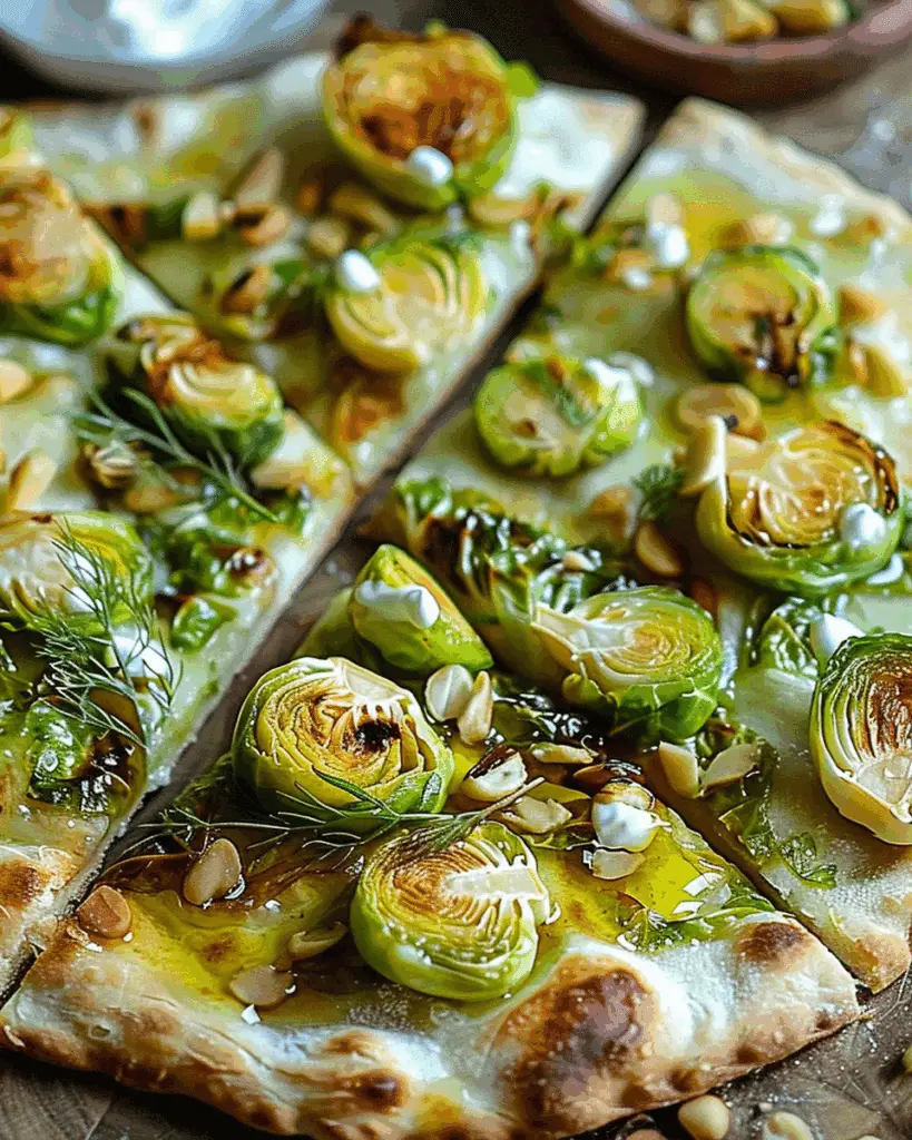 Maple Brussels Sprout Flatbread
