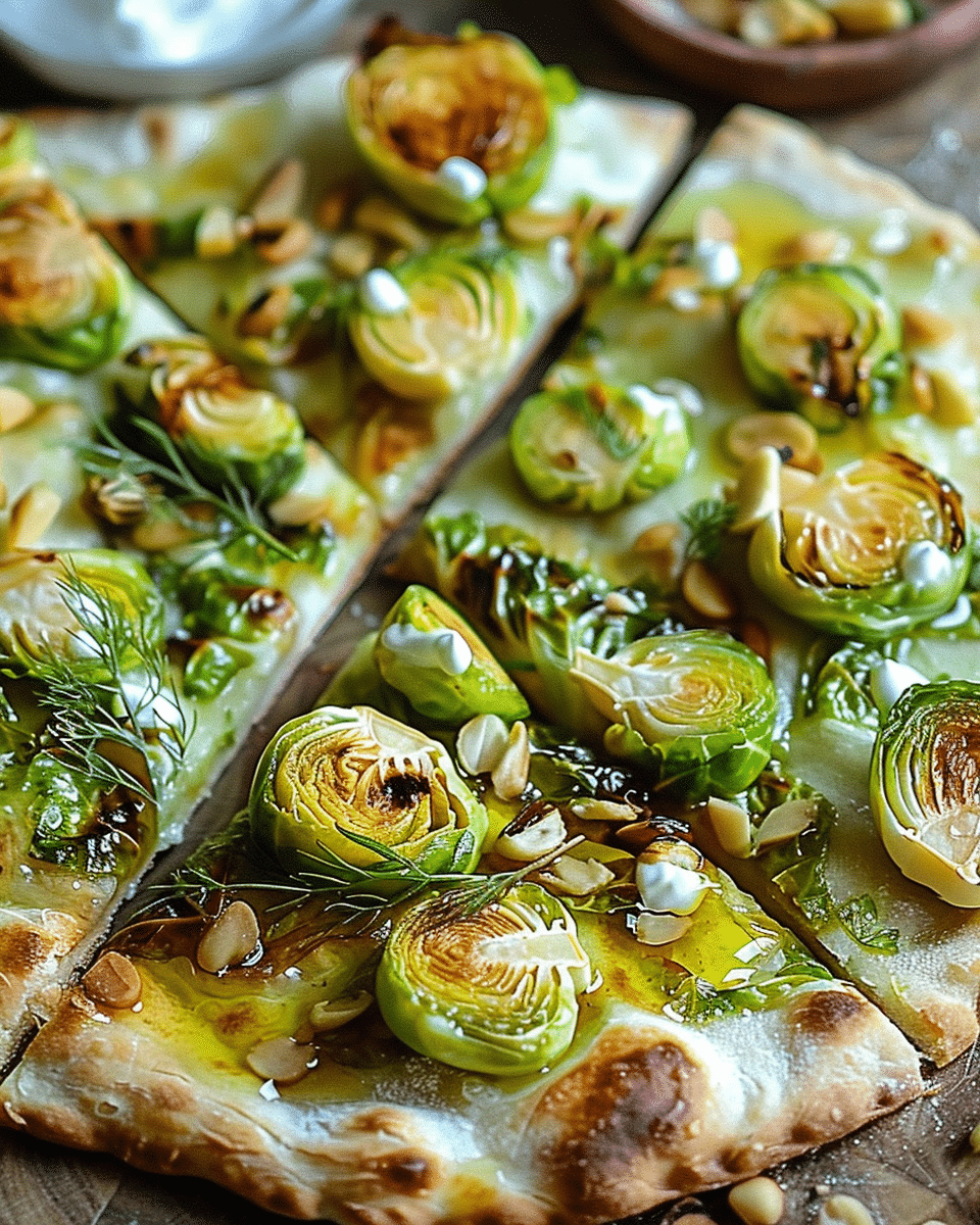 Maple Brussels Sprout Flatbread