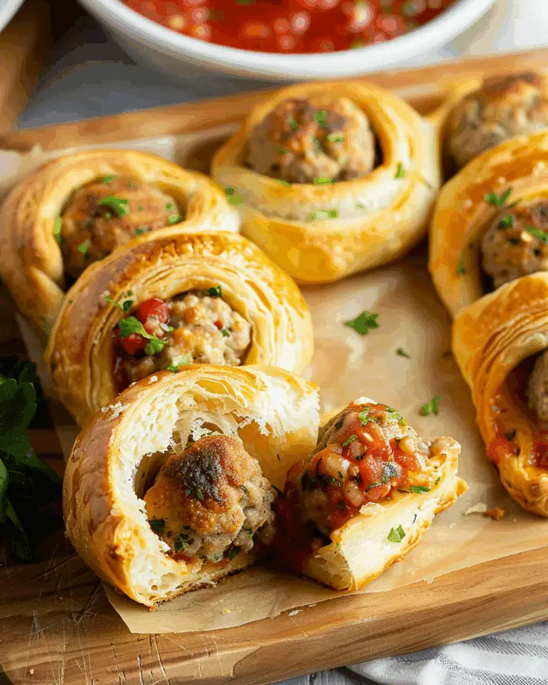 Meatball Crescent Rolls