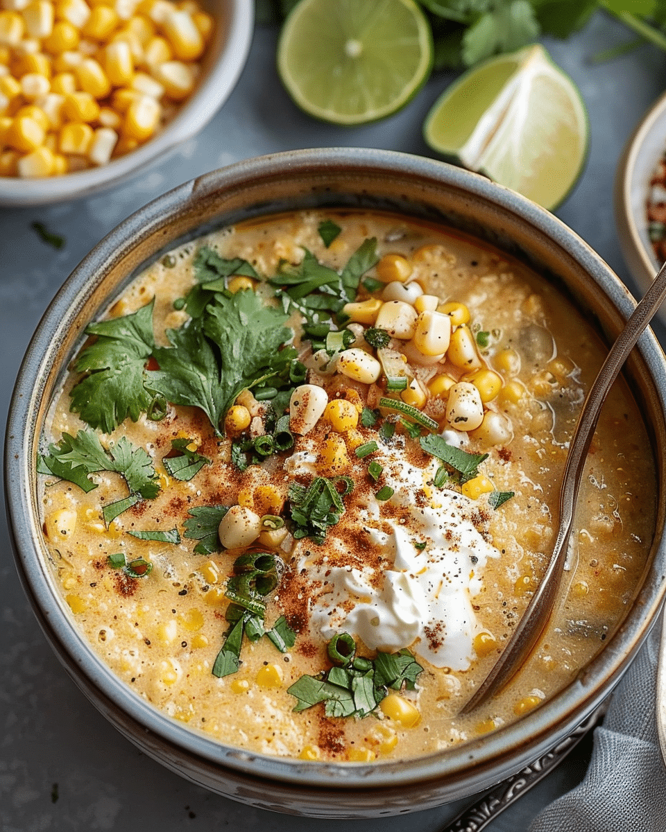 Mexican Street Corn Soup: A Delicious and Easy Recipe