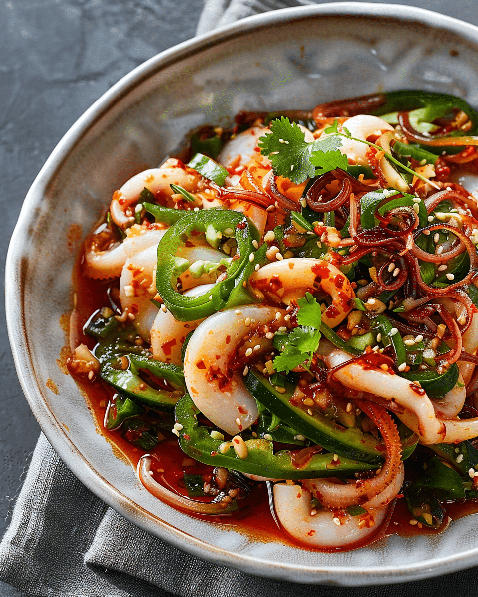 Ojingeo Muchim (Spicy Squid Salad)