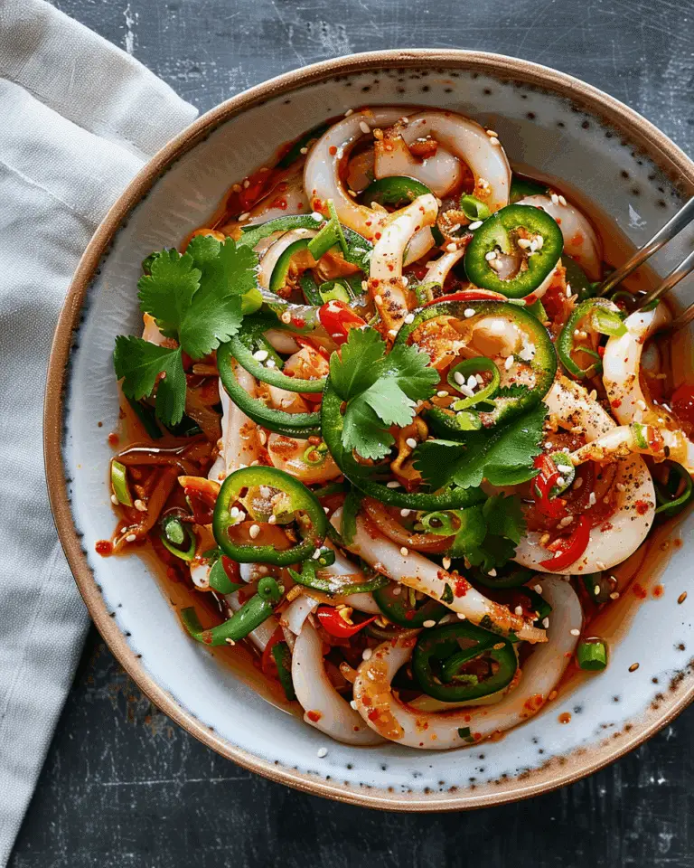 Ojingeo Muchim (Spicy Squid Salad)