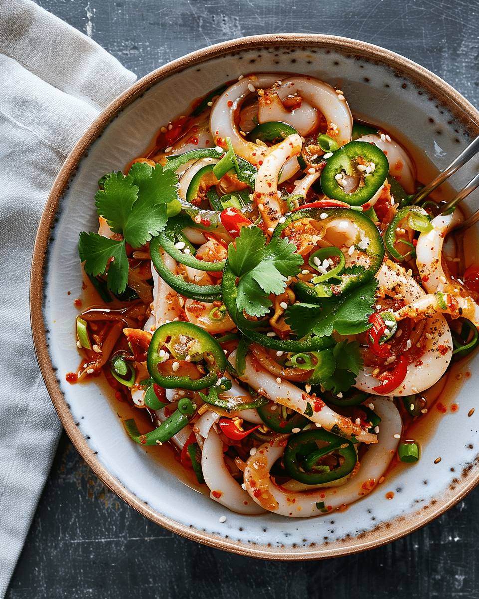 Ojingeo Muchim (Spicy Squid Salad)