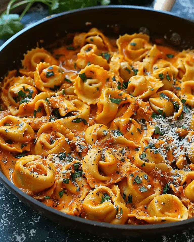 One-Pot Spicy Garlic Butter Chicken Tortellini