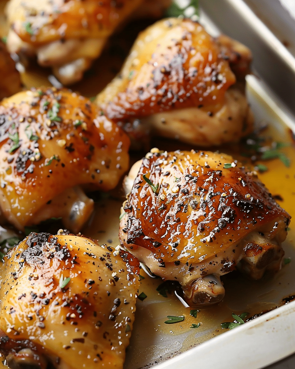 Oven Baked Chicken Thighs Recipe