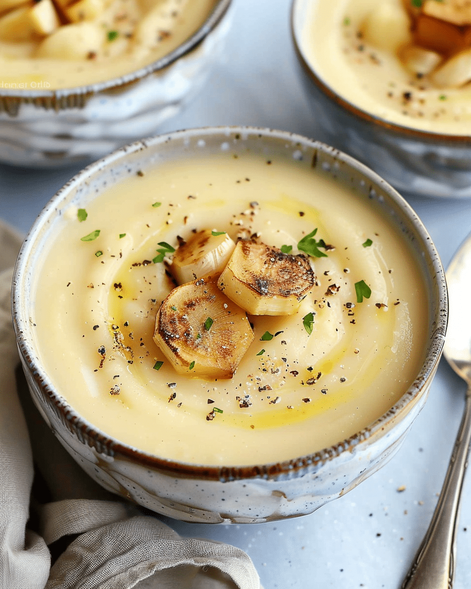 Parsnip Soup {Easiest Ever 20 Minute Recipe}