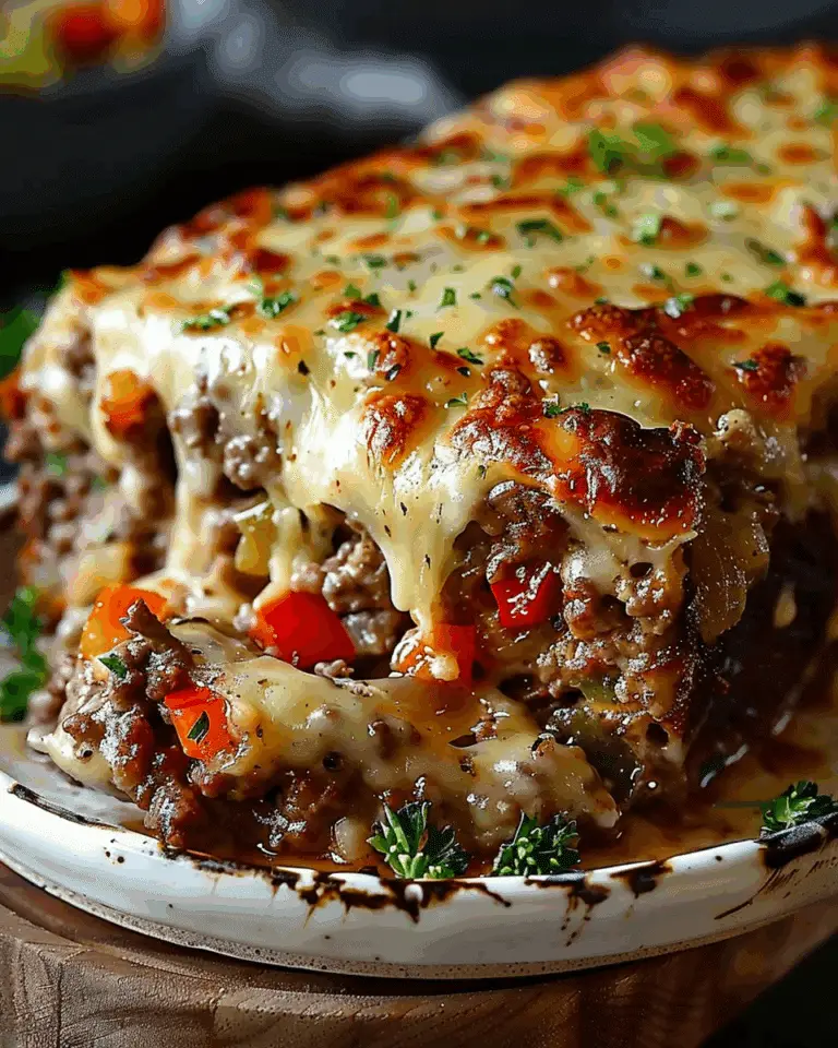 Philly Cheesesteak Meatloaf: A Cheesy, Beefy Twist on a Comfort Food Classic