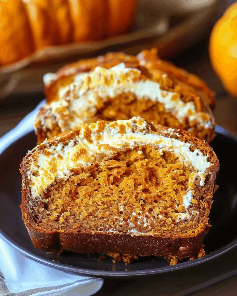 Pumpkin Cream Cheese Bread