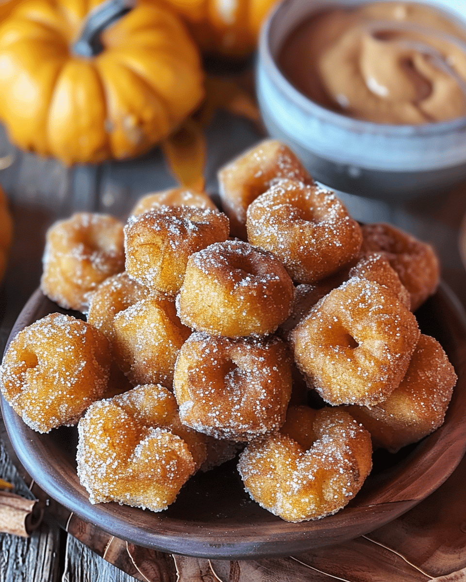 Pumpkin Spice Churro Bites