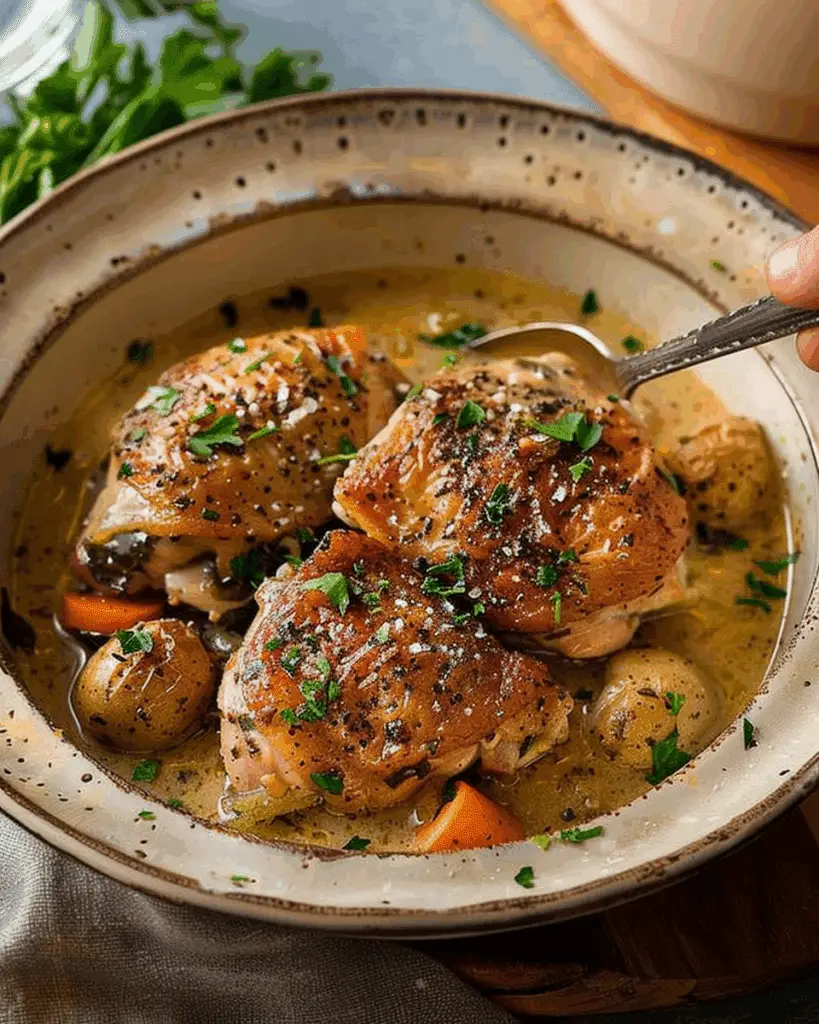 Slow Cooker Chicken Thighs