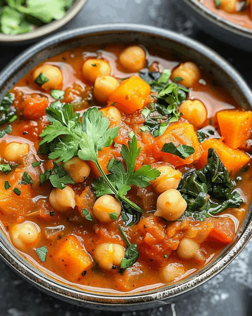 Slow Cooker Moroccan Chickpea Stew