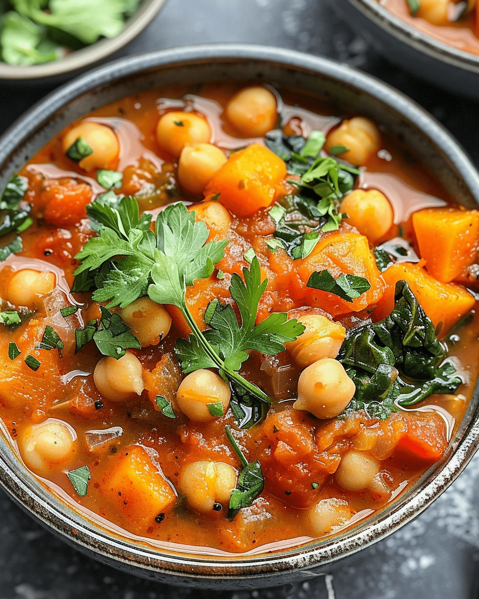 Slow Cooker Moroccan Chickpea Stew