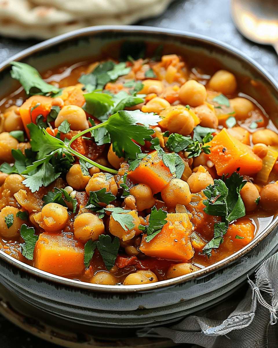 Slow Cooker Moroccan Chickpea Stew