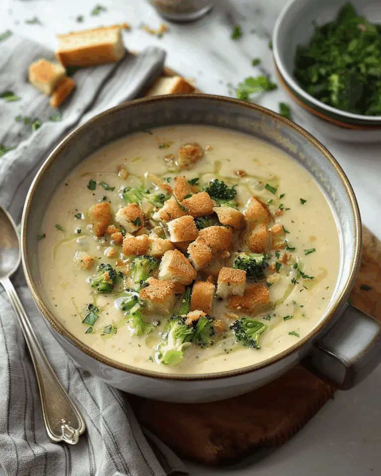 Smoked Gouda Broccoli Soup